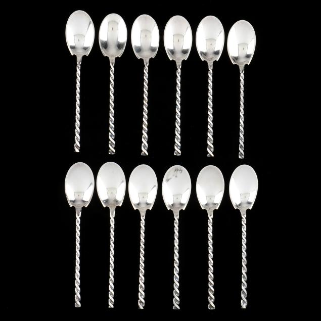 set-of-twelve-dominick-haff-sterling-silver-twisted-handle-sherbet-spoons