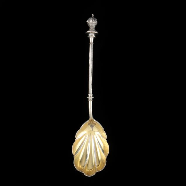 a-sterling-silver-figural-shell-serving-spoon-by-george-b-sharp