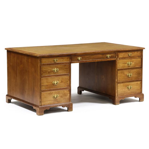 frank-capra-s-italian-american-1897-1991-georgian-style-mahogany-partner-s-desk