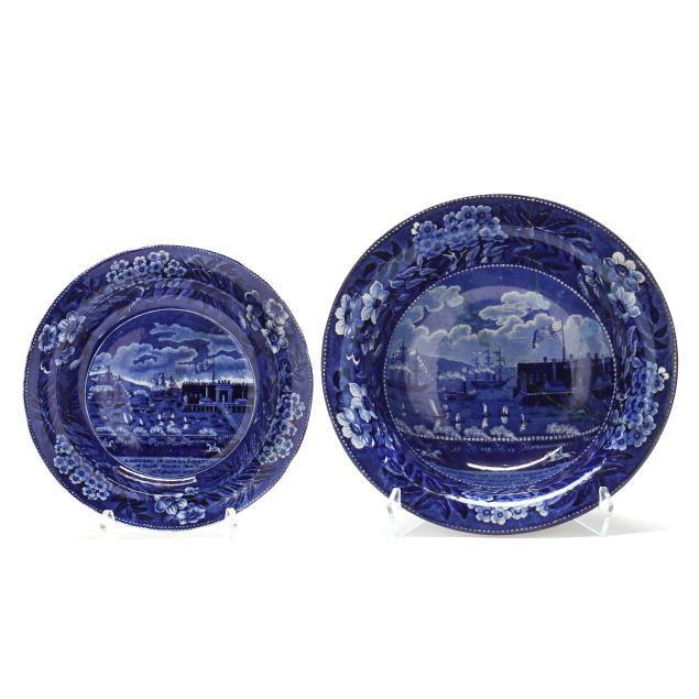 clews-blue-transfer-bowl-and-plate