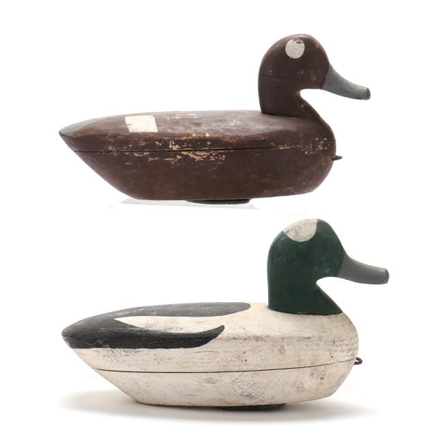 eldon-willis-nc-1908-1981-and-elmer-salter-nc-1902-1964-pair-of-bufflehead