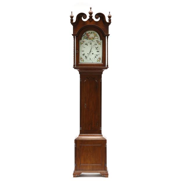 pennsylvania-chippendale-walnut-tall-case-clock