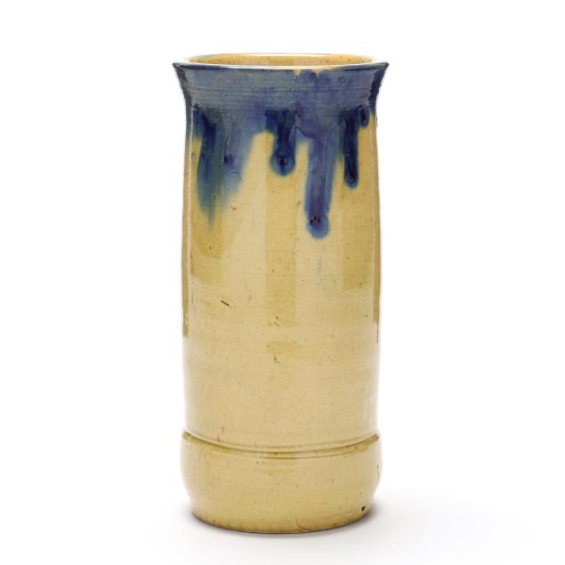 attributed-to-c-r-auman-pottery-tall-vase