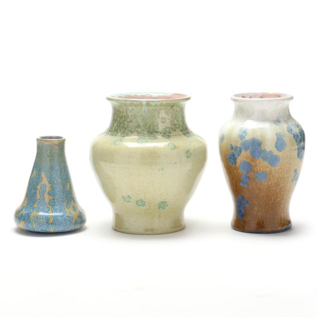 three-pisgah-forest-crystalline-vases