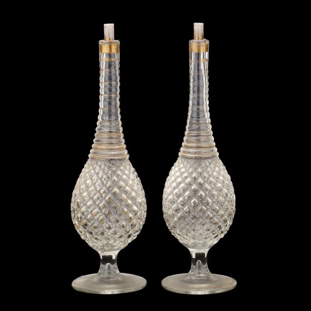 pair-of-antique-gilt-glass-bitters-bottles