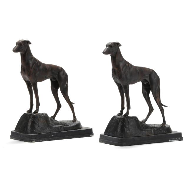 pair-of-patinated-bronze-greyhound-statues