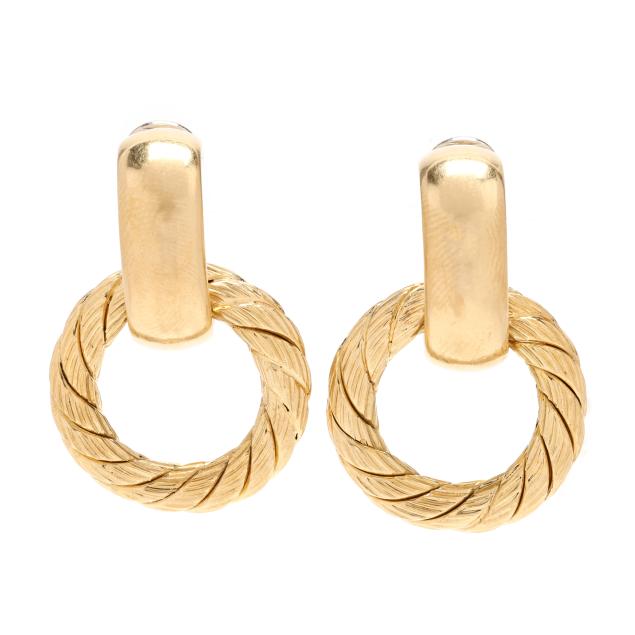 vintage-gold-doorknocker-earrings-bulgari