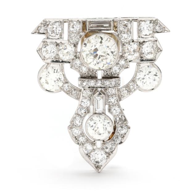 art-deco-platinum-and-diamond-clip-brooch