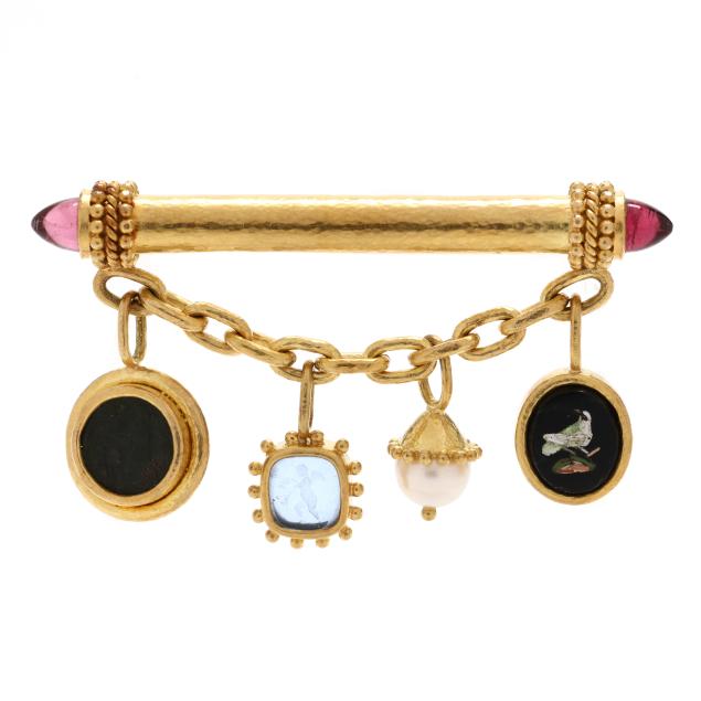 gold-and-gem-set-bar-brooch-with-charms-elizabeth-locke