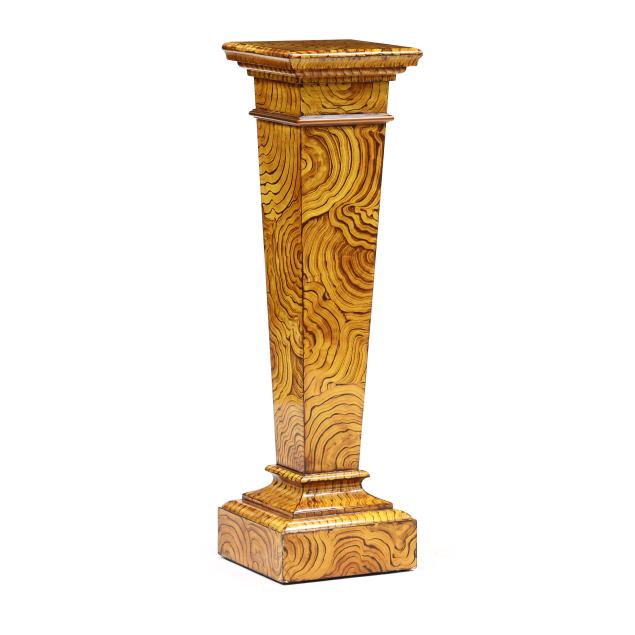 maitland-smith-faux-grain-painted-pedestal