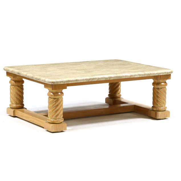 maitland-smith-tessellated-stone-and-pine-coffee-table