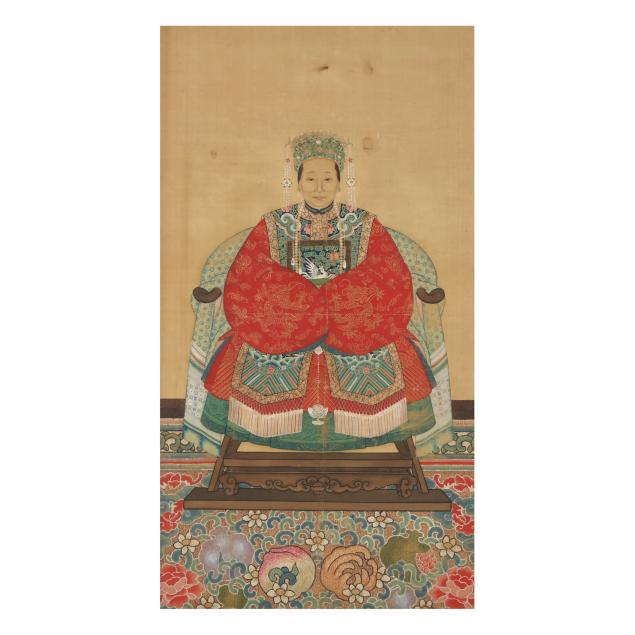 a-chinese-ancestor-portrait-of-a-lady