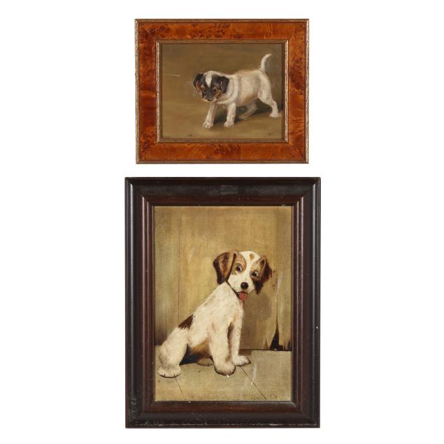 pair-of-vintage-paintings-of-terrier-puppies