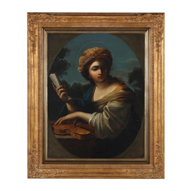 after-giovanni-francesco-romanelli-italian-1610-1662-saint-cecilia-with-violin