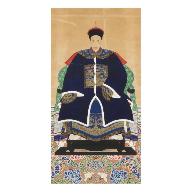 a-chinese-ancestor-portrait-of-a-gentleman