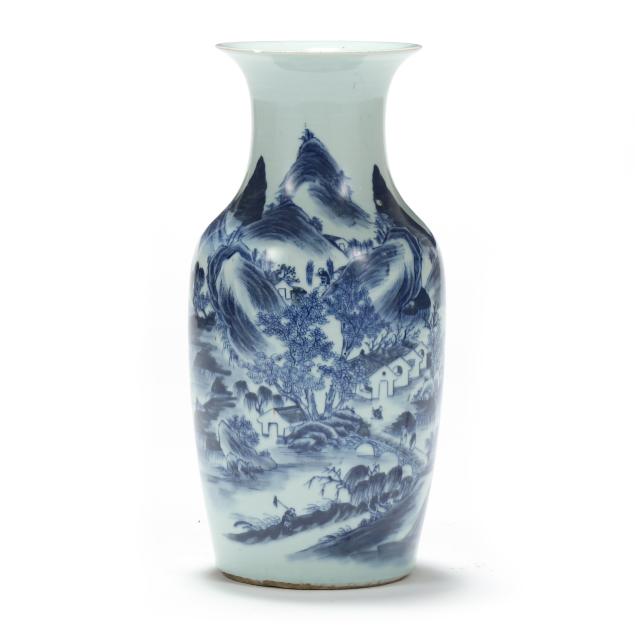 a-chinese-blue-and-white-porcelain-floor-vase