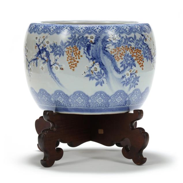 a-japanese-porcelain-jardiniere-on-stand