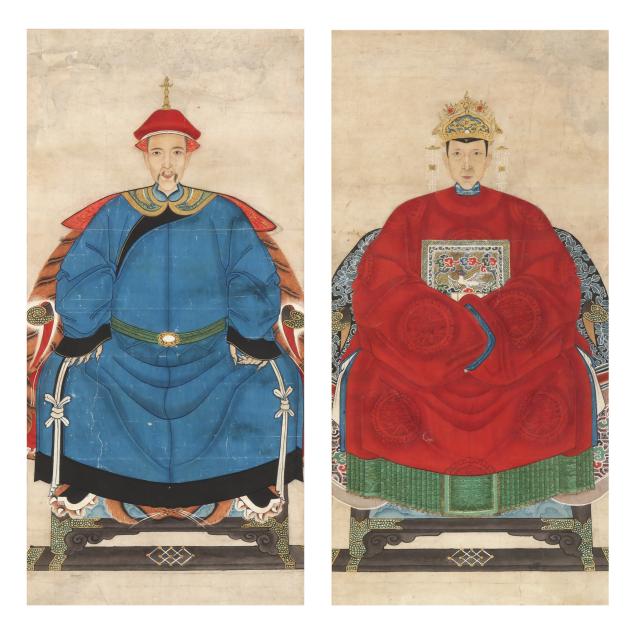 a-pair-of-chinese-ancestor-portraits