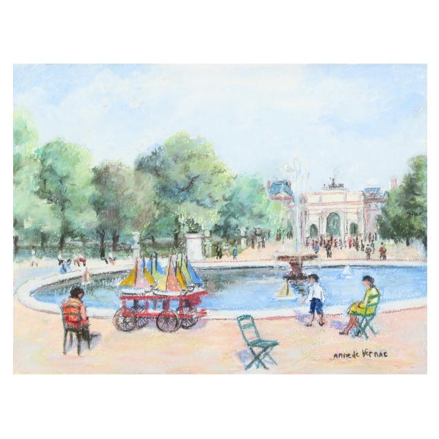 anne-de-vernac-french-b-1930-i-le-jardin-des-tuileries-a-paris-i