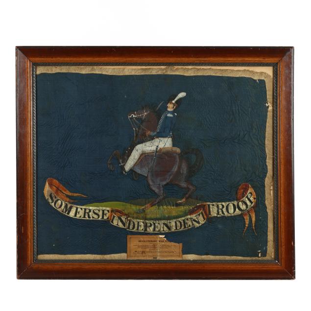 rare-somerset-independent-troop-company-flag-early-19th-century