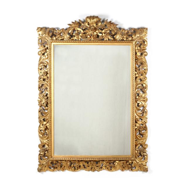 large-antique-rococo-revival-carved-and-gilt-wall-mirror