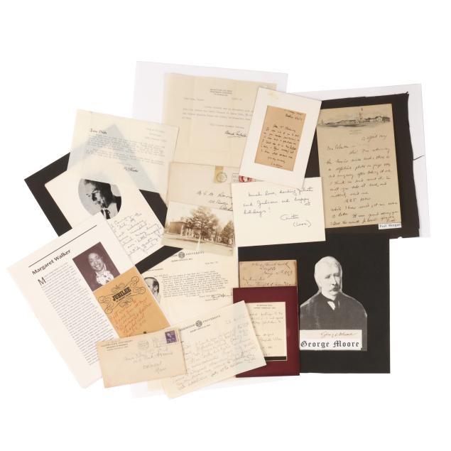 group-of-materials-mostly-letters-from-eleven-british-irish-and-american-writers