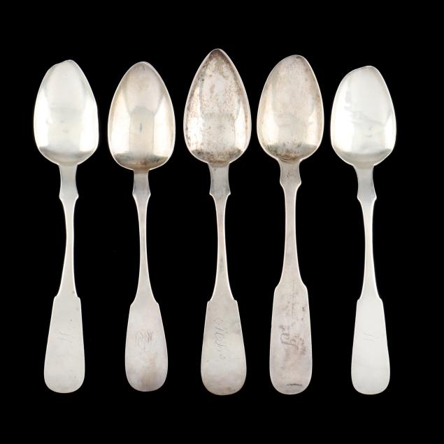 five-coin-silver-tablespoons-mark-of-william-h-white