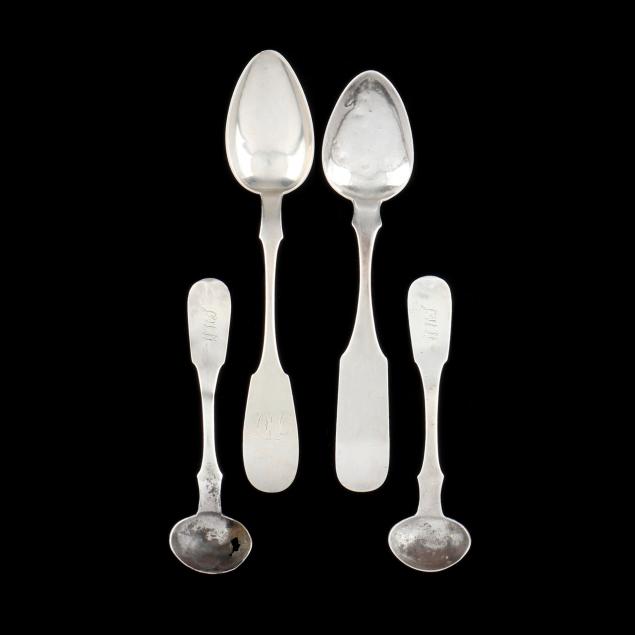 four-coin-silver-spoons-mark-of-william-h-white