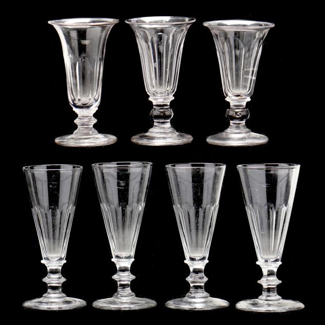 seven-assorted-faceted-syllabub-glasses