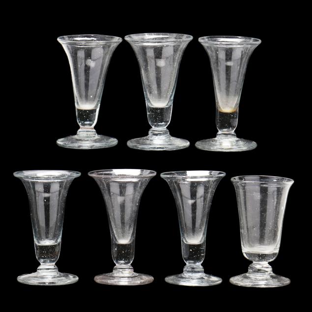 seven-assembled-syllabub-glasses