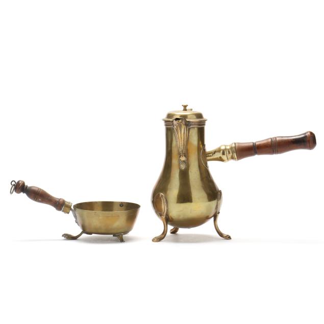 antique-brass-chocolate-pot-and-chestnut-roaster