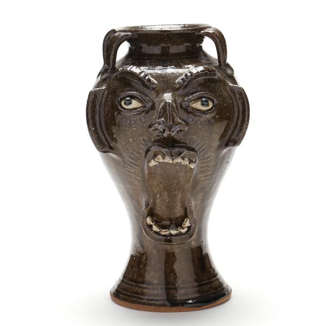 steve-abee-lenoir-nc-screaming-face-vase