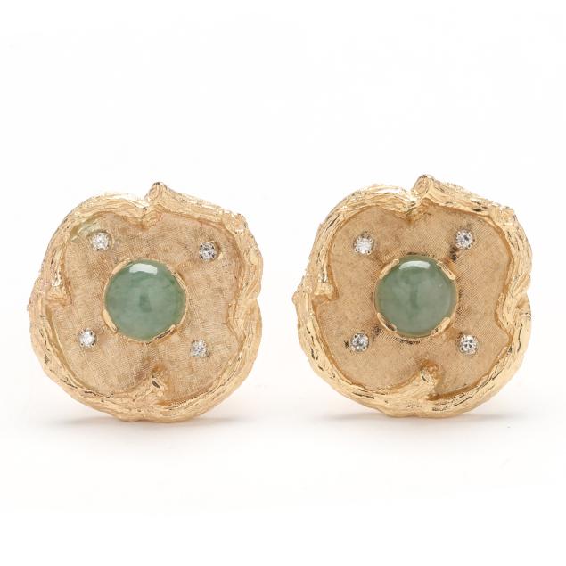 vintage-gold-jadeite-jade-and-diamond-cufflinks-kessler-brothers