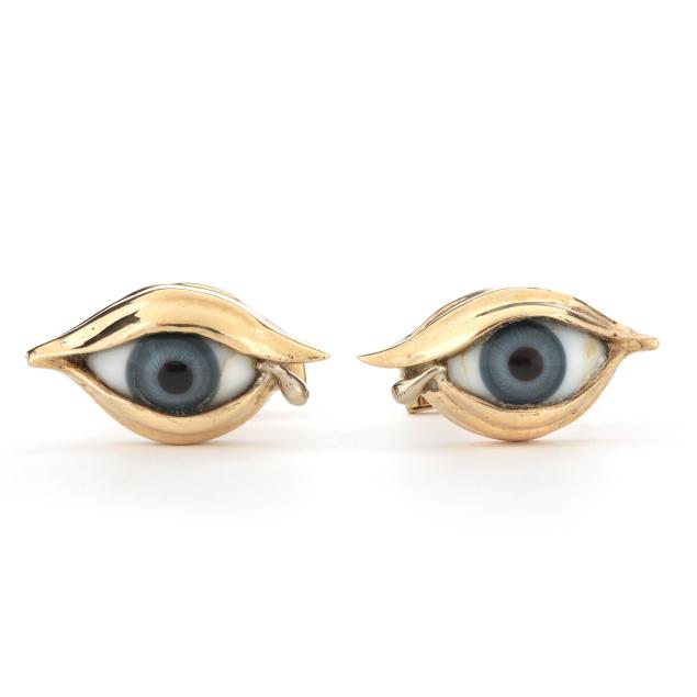 gold-and-glass-evil-eye-cufflinks