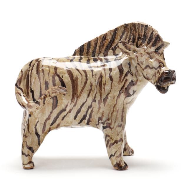 crystal-king-seagrove-nc-zebra-sculpture