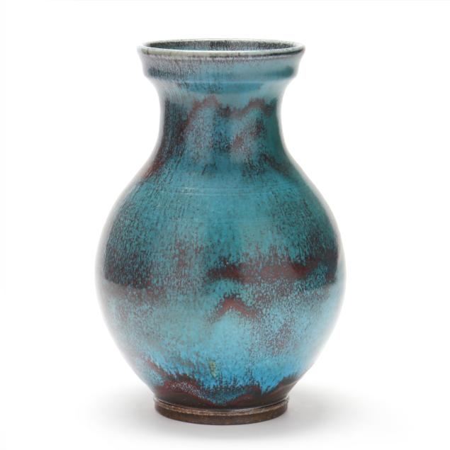 ben-owen-iii-seagrove-nc-chinese-blue-dragon-mouth-vase