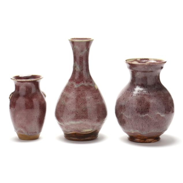 ben-owen-iii-seagrove-nc-three-vases