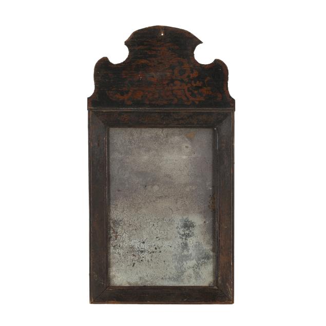 american-william-and-mary-carved-pine-courting-mirror