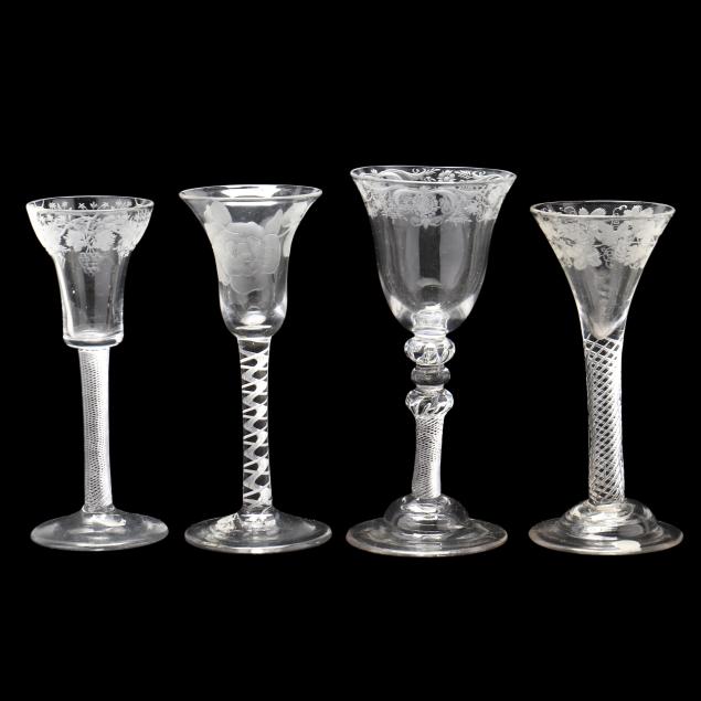 four-engraved-air-twist-wine-glasses