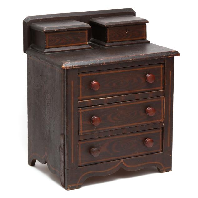 american-faux-grain-painted-child-s-chest-of-drawers