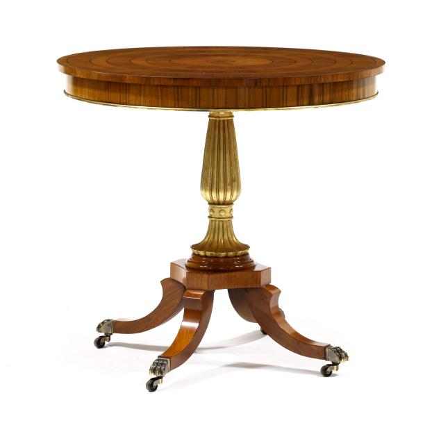 john-widdicomb-inlaid-pedestal-table