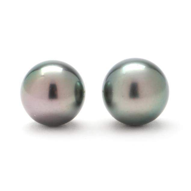 pair-of-tahitian-pearl-stud-earrings