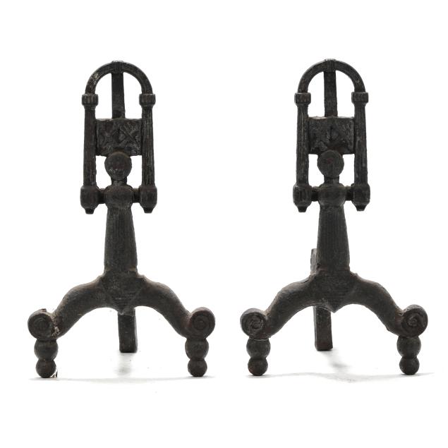 pair-of-virginia-masonic-cast-iron-andirons