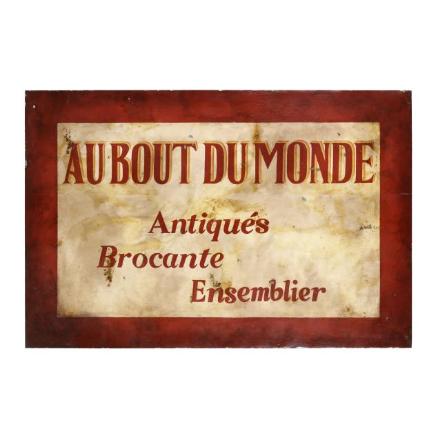 large-vintage-french-antique-dealer-trade-sign