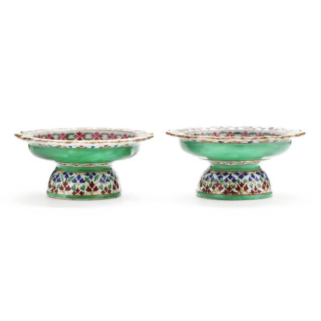 a-pair-of-thai-benjarong-porcelain-enameled-footed-stem-dishes