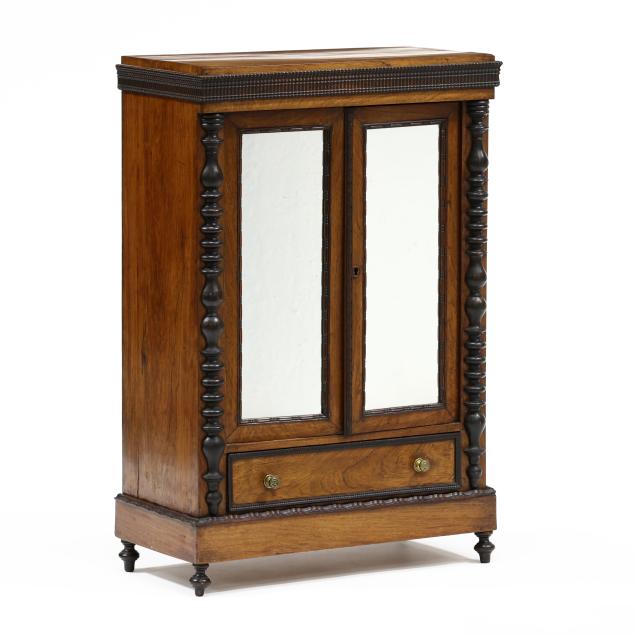 english-child-s-rosewood-and-ebonized-wardrobe