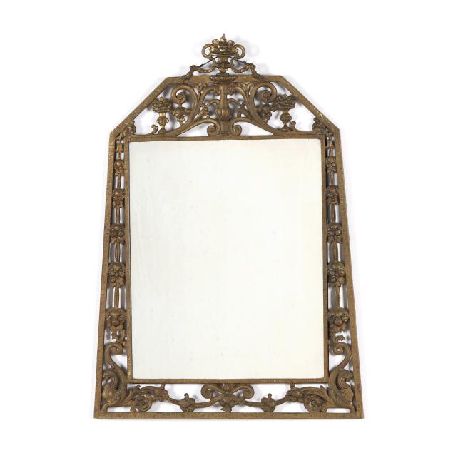 antique-continental-reticulated-gilt-bronze-wall-mirror