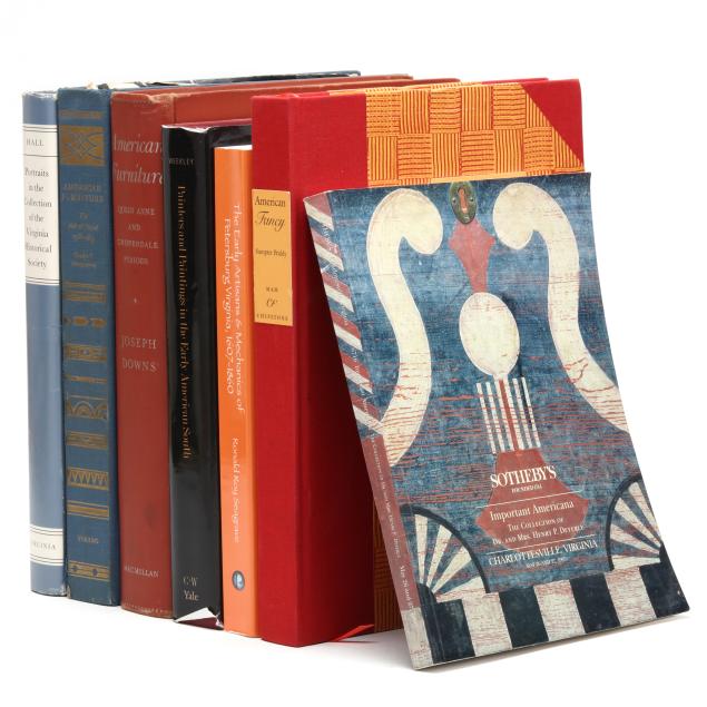 group-of-books-related-to-early-american-art-and-americana