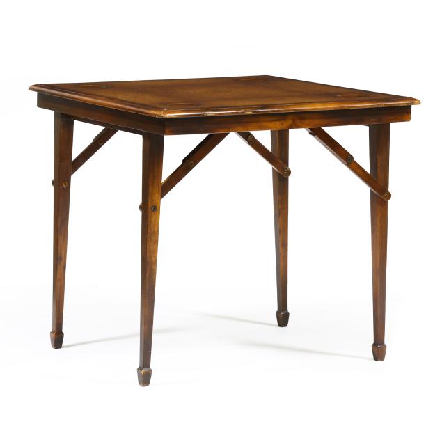 georgian-style-leather-top-mahogany-folding-table