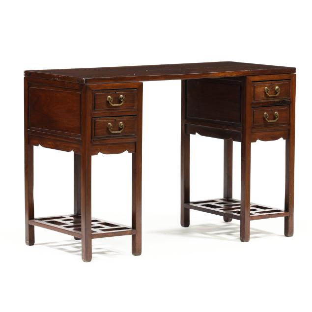 chinese-hardwood-double-pedestal-writing-table